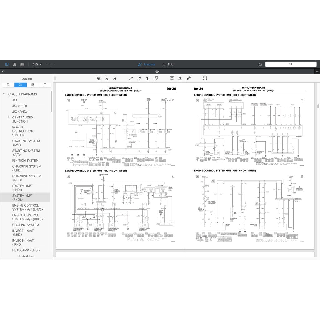 MITSUBISHI GRANDIS (2003-2011) SERVICE WORKSHOP MANUAL - Image 3