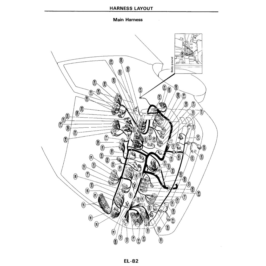 NISSAN VANETTE C22 (1985-1994-2010) SERVICE WORKSHOP MANUAL - Image 9