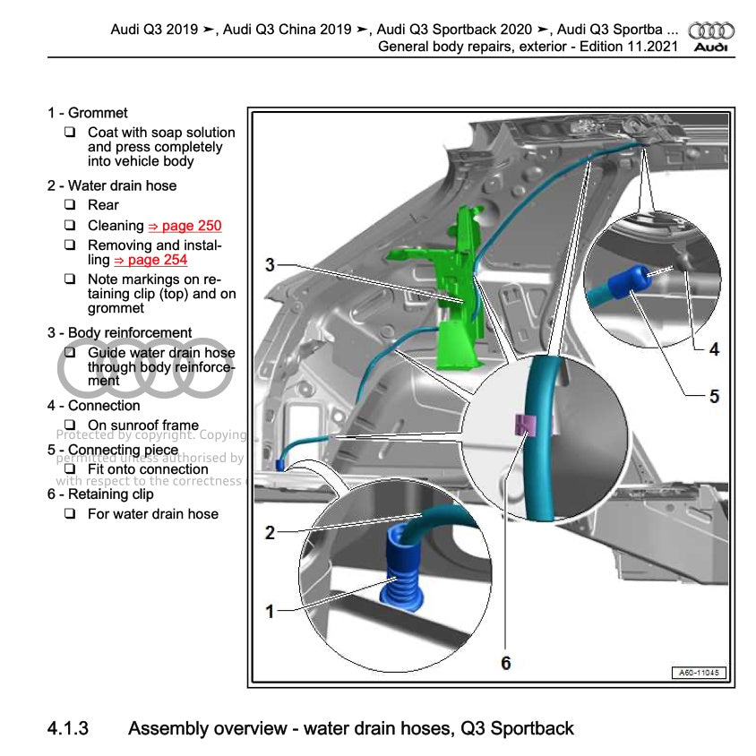 AUDI Q3 F3 (2018+) SERVICE WORKSHOP MANUAL - Image 9