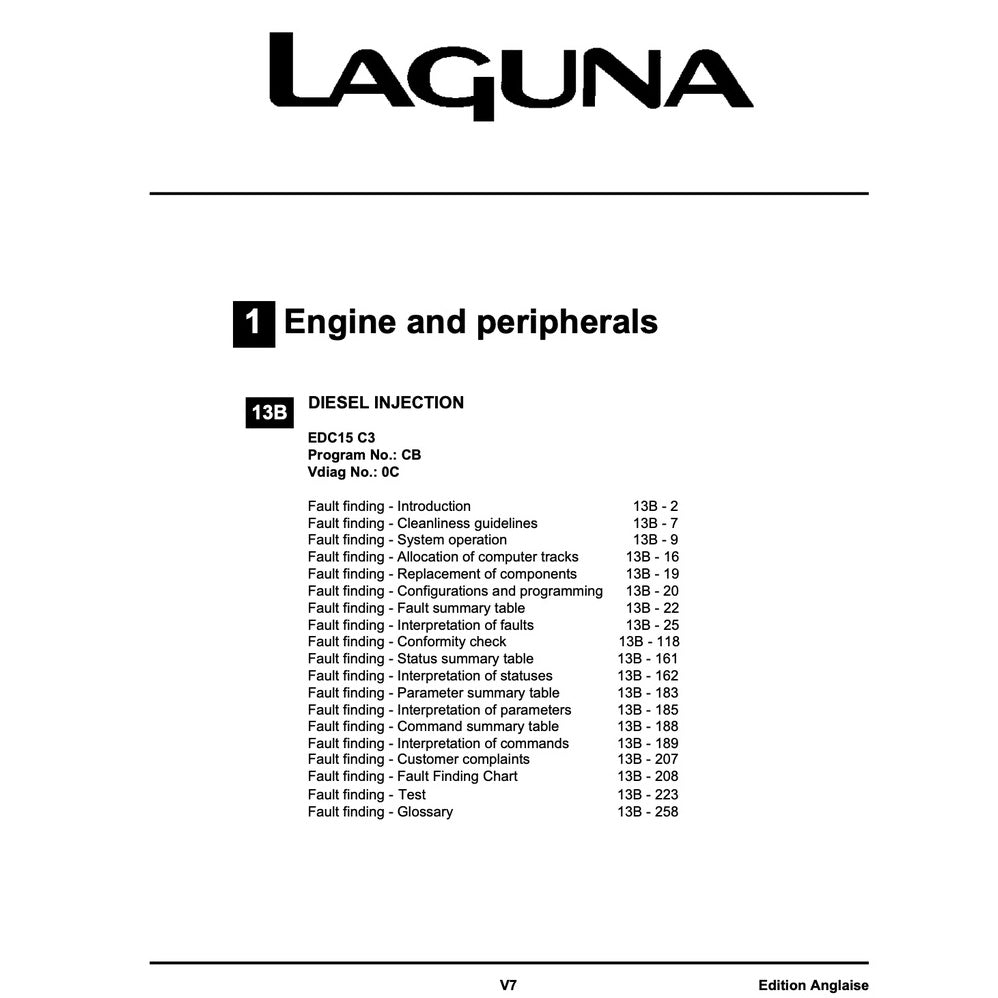 RENAULT LAGUNA II (2000-2007) SERVICE WORKSHOP MANUAL - Image 5