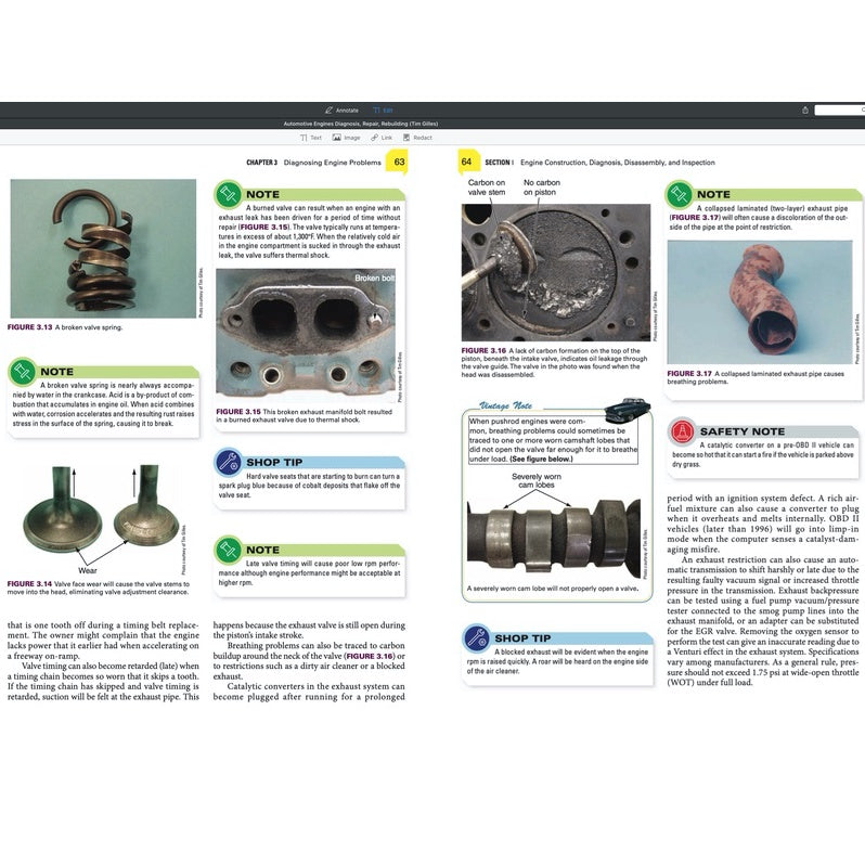 Automotive Engines: Diagnosis, Repair, Rebuilding - Tim Gilles (Ed. 2018) - Image 7