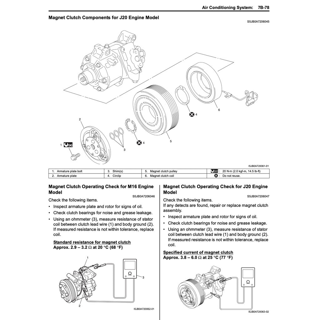 SUZUKI GRAND VITARA (2006-2014) SERVICE WORKSHOP MANUAL - Image 7