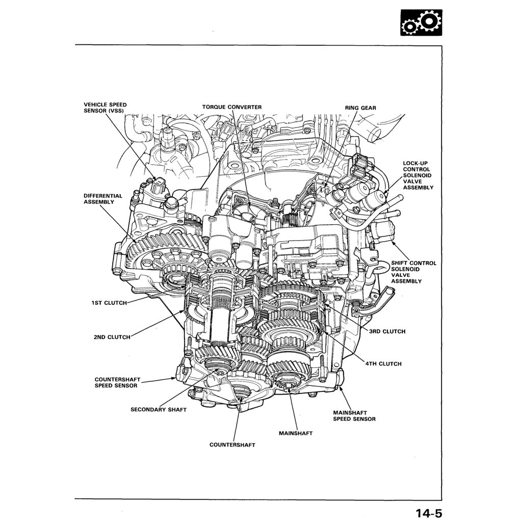 HONDA ACCORD 5 CD (1993-1997) SERVICE WORKSHOP MANUAL - Image 10