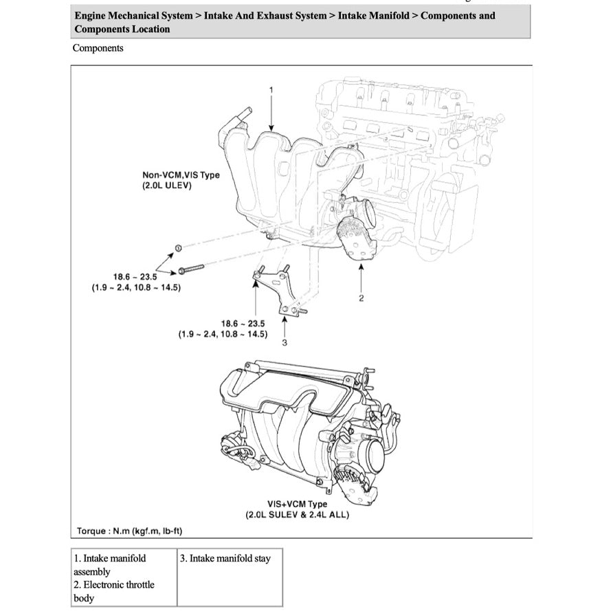KIA CERATO FORTE TD (2008-2013) SERVICE WORKSHOP MANUAL - Image 9