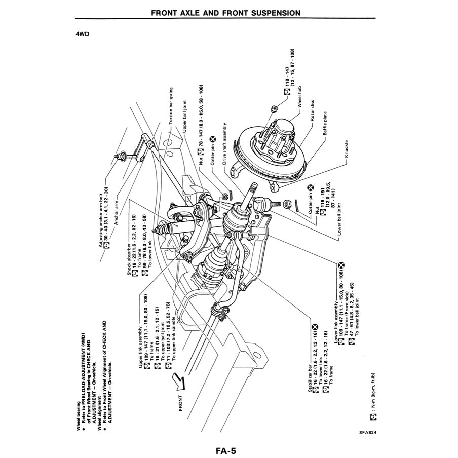 NISSAN TERRANO D21 (1985-1995) SERVICE WORKSHOP MANUAL - Image 9