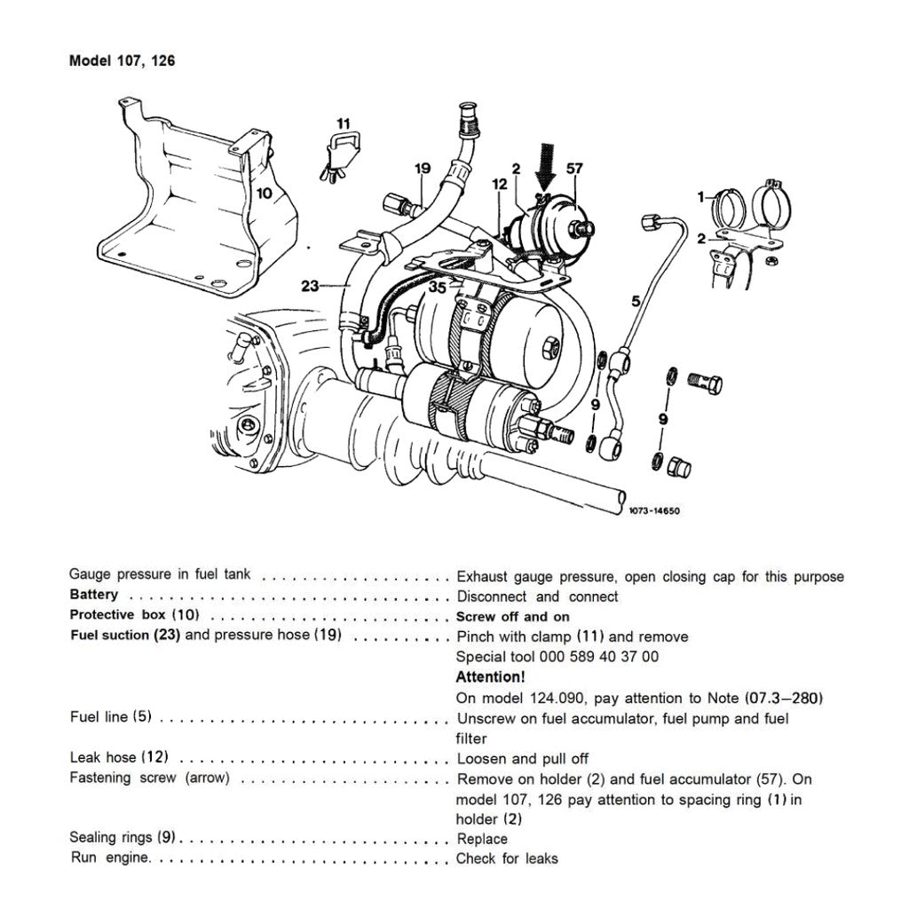 MERCEDES-BENZ ENGINE M103 E 2.6L-3.0L (1984-1997) SERVICE WORKSHOP MANUAL - Image 7