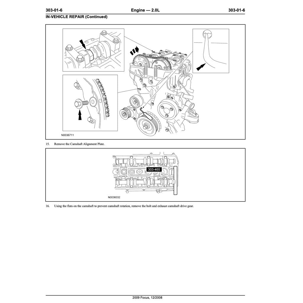 FORD DURATEC 2.0L ENGINE WORKSHOP MANUAL - Image 9