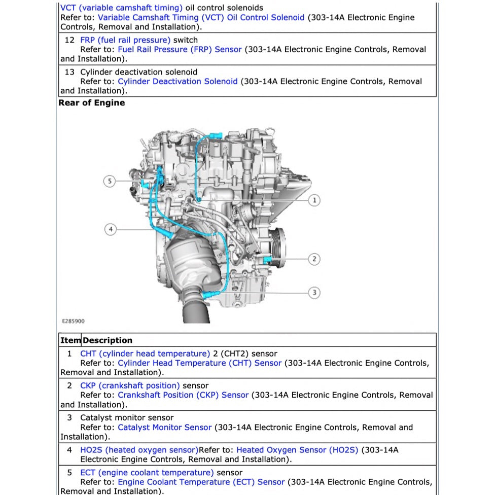 FORD 1.0L ECOBOOST ENGINE B3/B7 SERVICE WORKSHOP MANUAL - FORD FIESTA 2008-2021 / FORD FOCUS 2011-2021 - Image 8