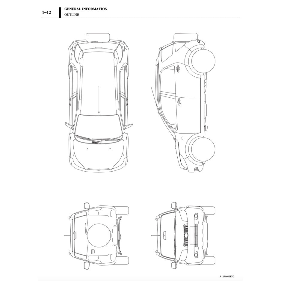 DAIHATSU TERIOS J200/F700 (2006-2018) SERVICE WORKSHOP MANUAL - Image 3