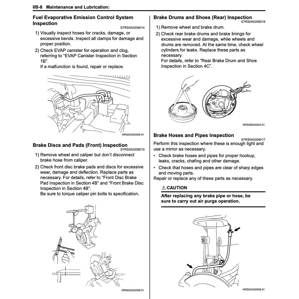 SUZUKI SWIFT ZA ZC ZD (2004-2010) SERVICE WORKSHOP MANUAL - Image 9