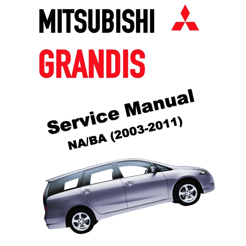 MITSUBISHI GRANDIS (2003-2011) SERVICE WORKSHOP MANUAL - Image 2