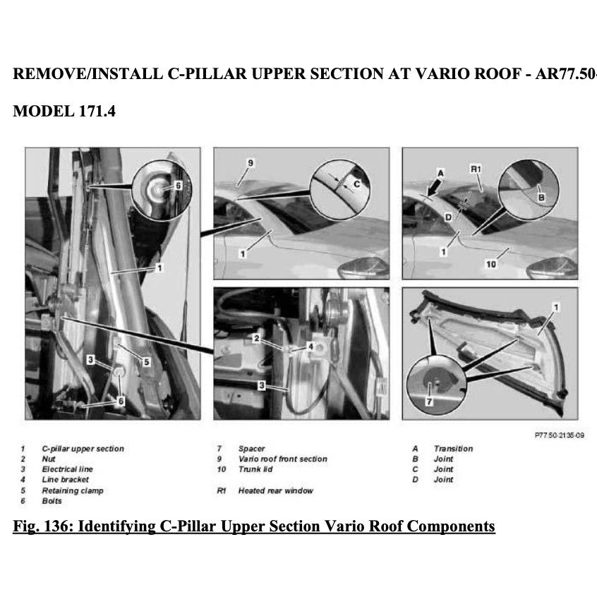 MERCEDES-BENZ SLK R171- M272 (2004-2011) FACTORY SERVICE MANUAL - Image 7