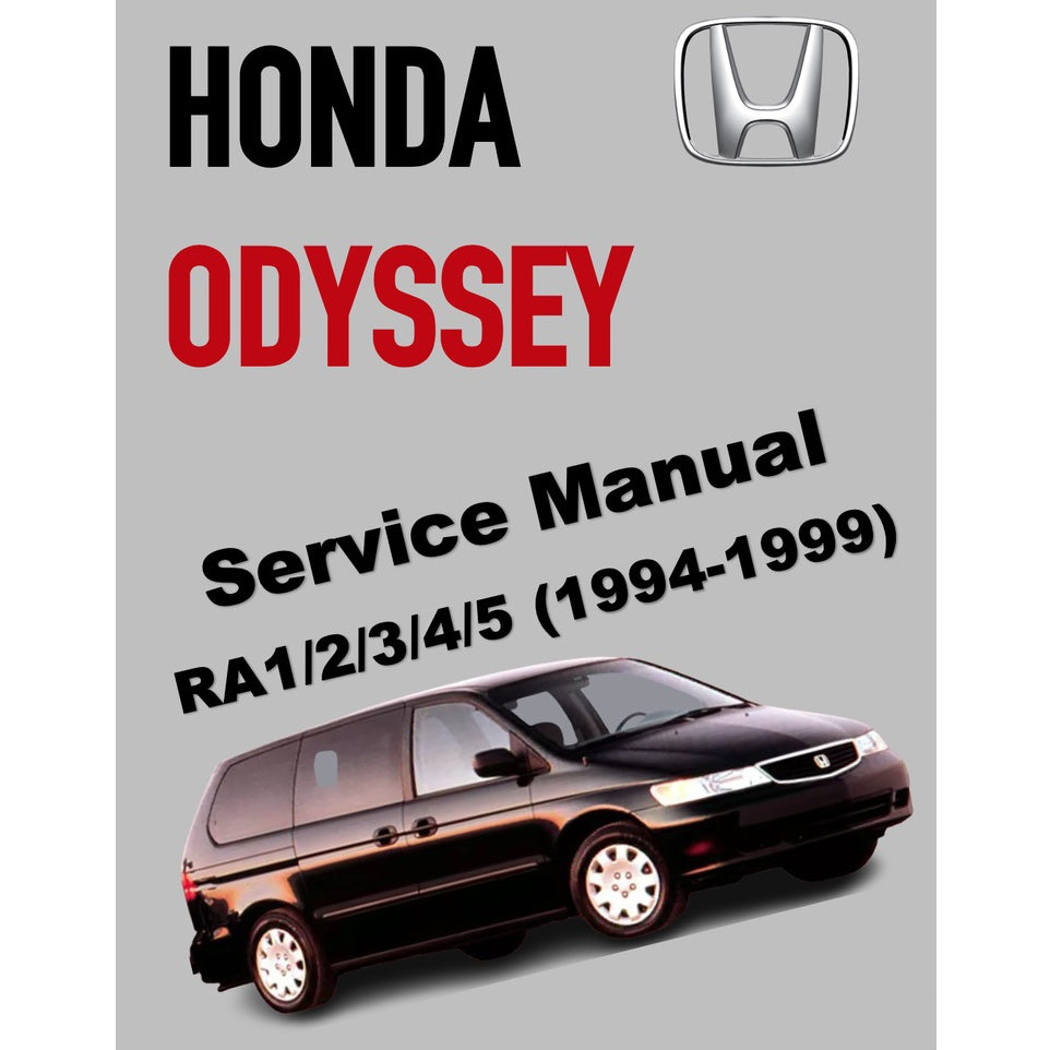 HONDA ODYSSEY RA 1/2/3/4/5 (1994-1999) SERVICE WORKSHOP MANUAL