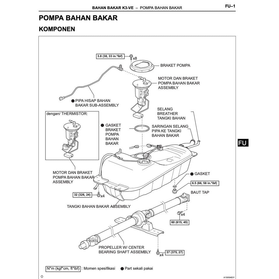 TOYOTA AVANZA F601/651 K3-VE (2004-2015) ENGINE SERVICE WORKSHOP MANUAL - BAHASA (INDO) VERSION - Image 8