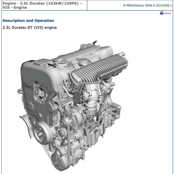 FORD S-MAX GALAXY (2006-2014) SERVICE WORKSHOP MANUAL - Image 4