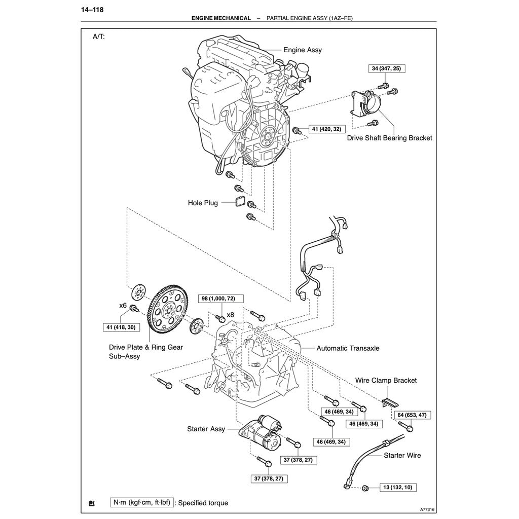 TOYOTA AVENSIS (2003-2009) SERVICE WORKSHOP MANUAL - Image 9