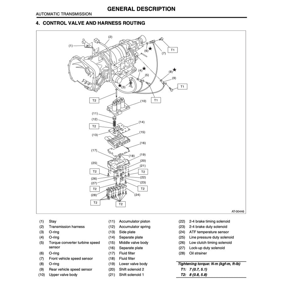 SUBARU IMPREZA WRX STI (2003-2005) SERVICE WORKSHOP MANUAL - Image 6