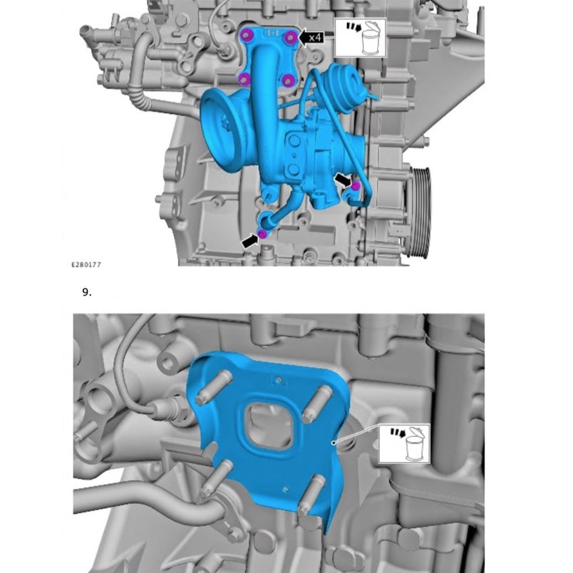 FORD 1.0L ECOBOOST ENGINE B3/B7 SERVICE WORKSHOP MANUAL - FORD FIESTA 2008-2021 / FORD FOCUS 2011-2021 - Image 9