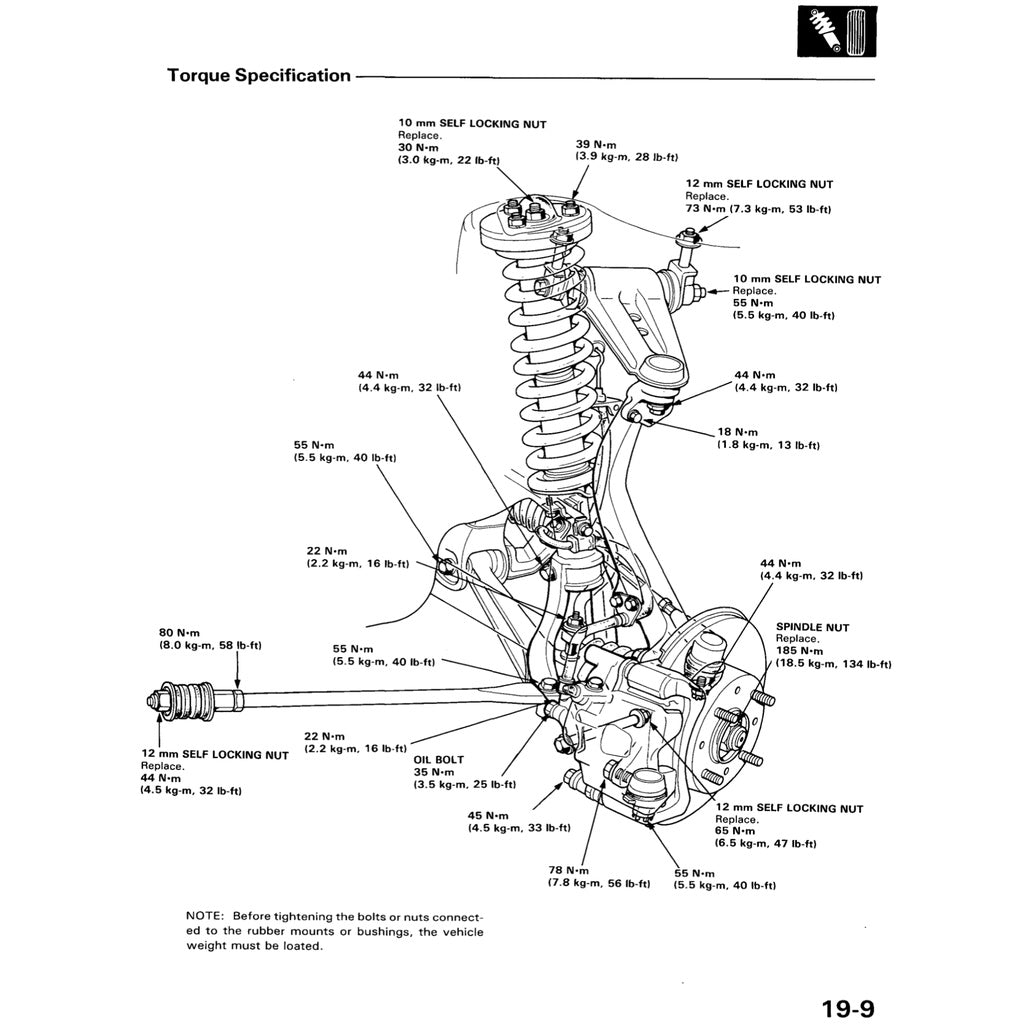 HONDA ACCORD 3 CA (1986-1989) SERVICE WORKSHOP MANUAL - Image 7