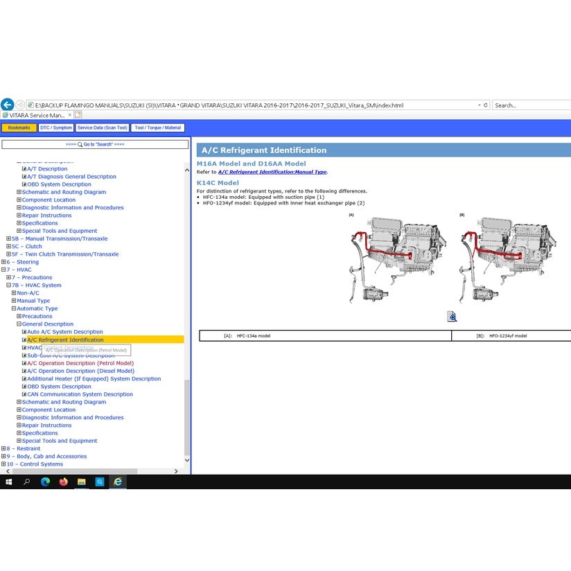 SUZUKI VITARA (2015-2022) SERVICE WORKSHOP MANUAL - Image 9