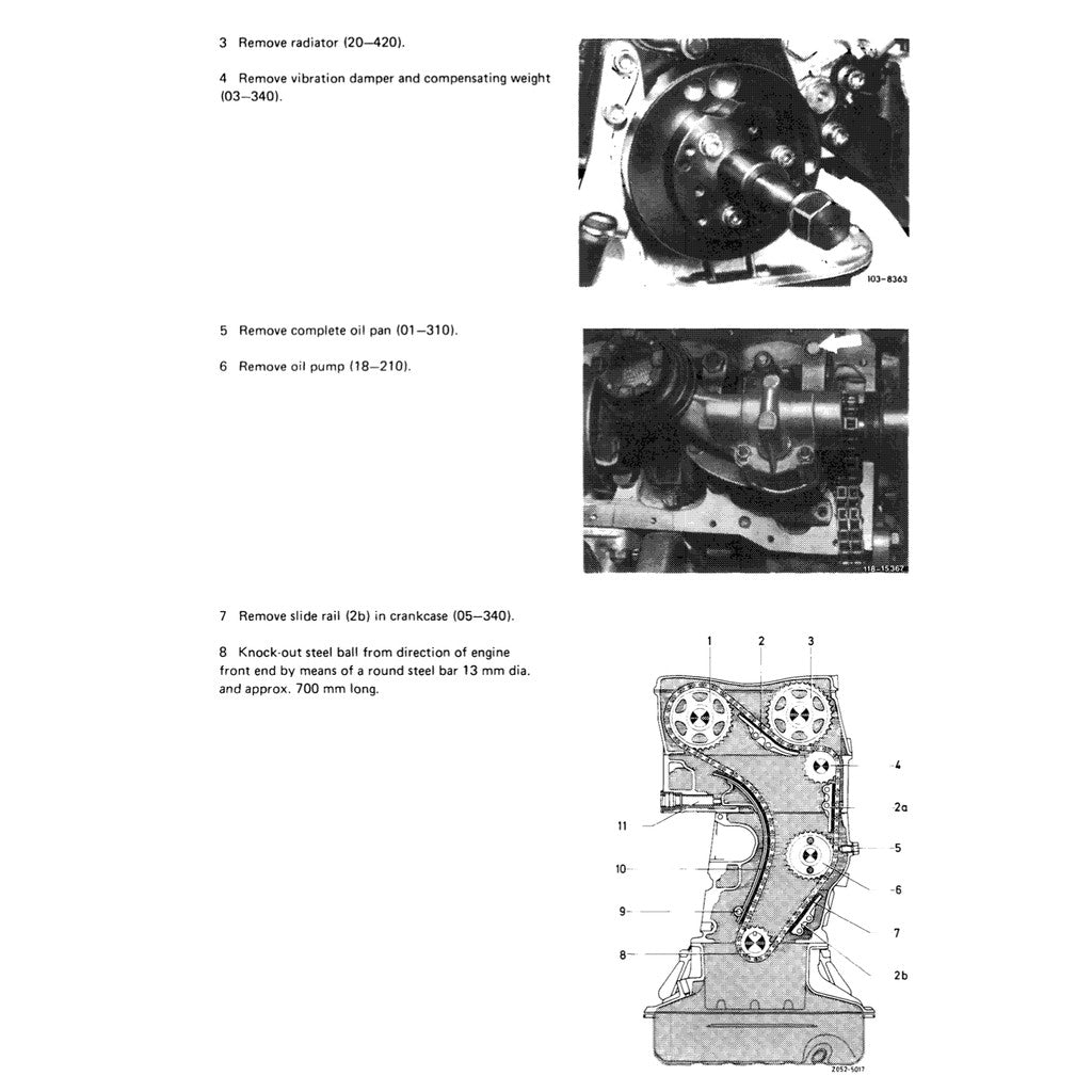 MERCEDES-BENZ ENGINE M110 (1980–1996) SERVICE WORKSHOP MANUAL - Image 8