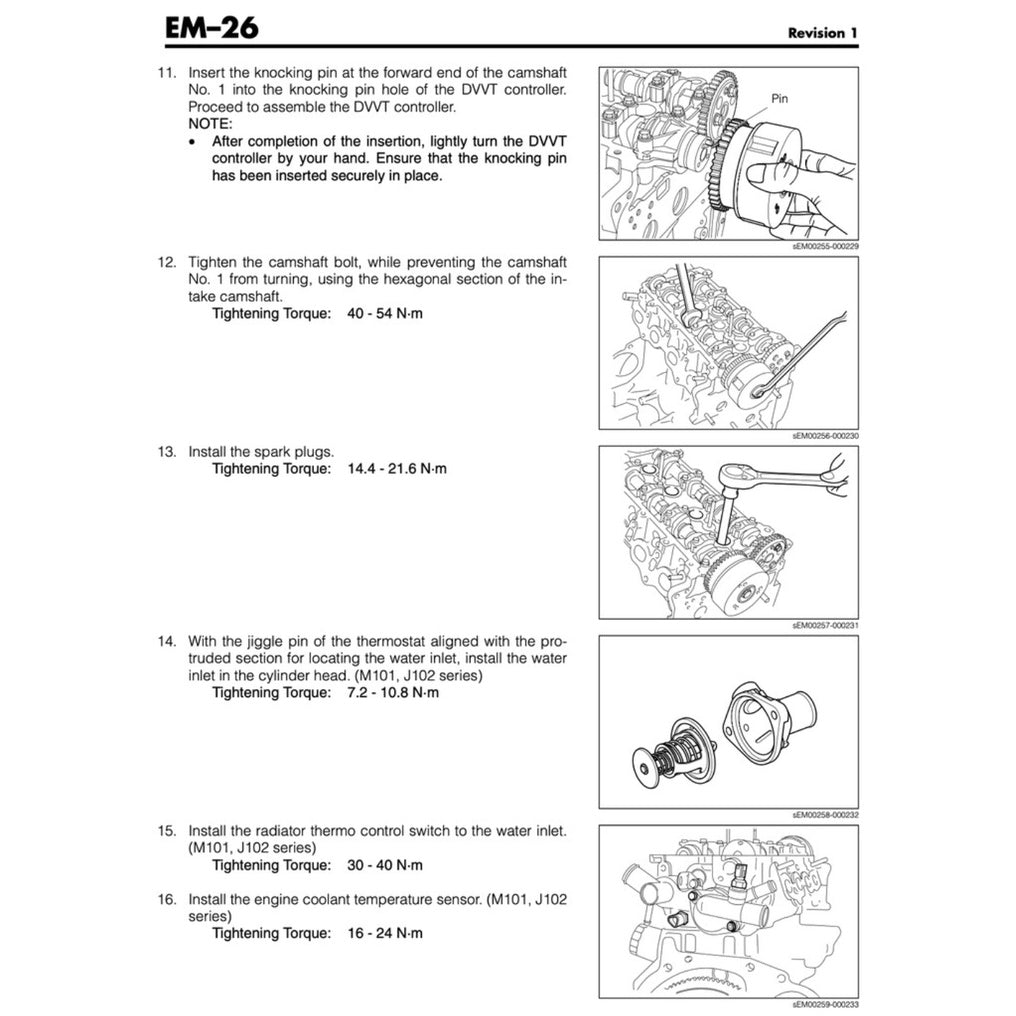 DAIHATSU TERIOS J200/F700 (2006-2018) SERVICE WORKSHOP MANUAL - Image 4