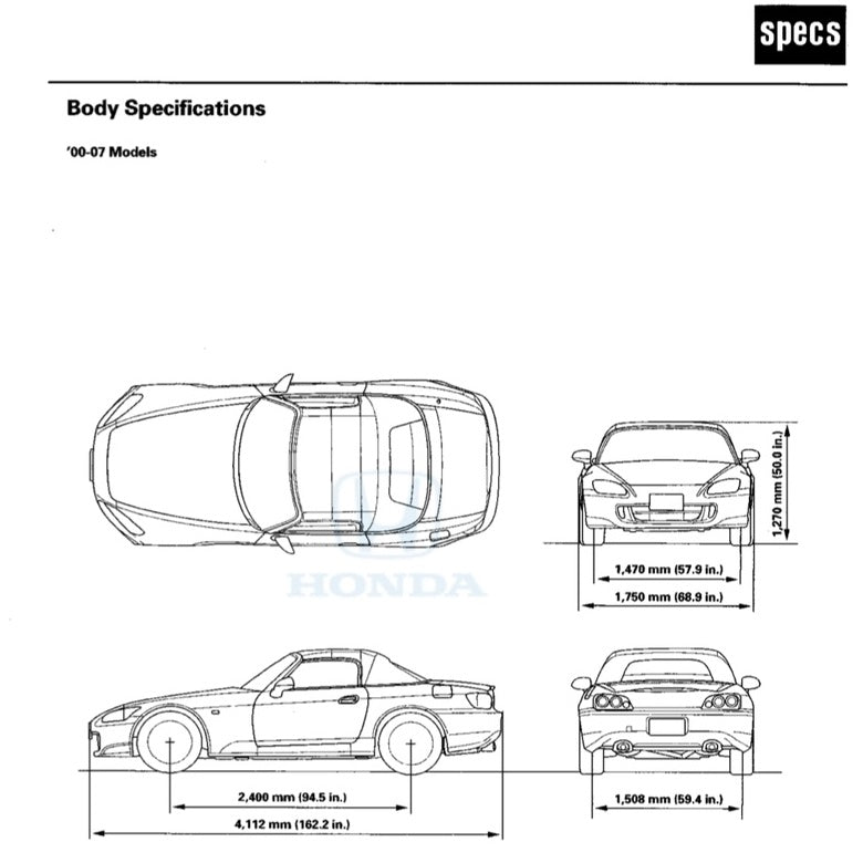 HONDA S2000 AP1/AP2 (1999-2008) SERVICE WORKSHOP MANUAL - Image 4