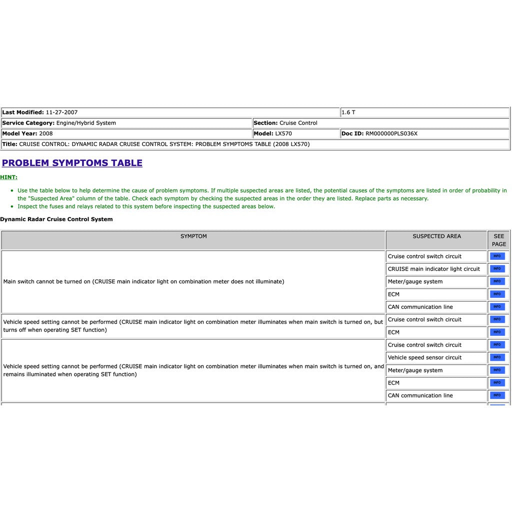 LEXUS LX 570 (2008-2015) SERVICE WORKSHOP MANUAL - Image 3