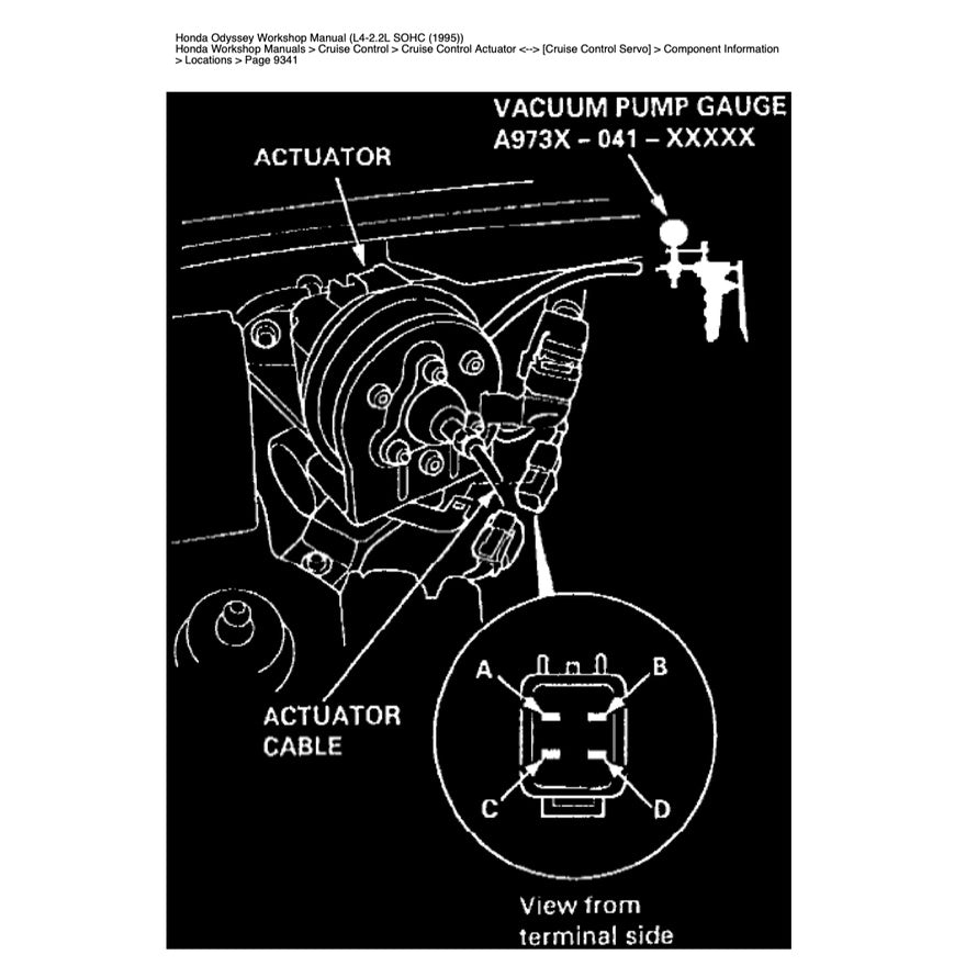 HONDA ODYSSEY RA 1/2/3/4/5 (1994-1999) SERVICE WORKSHOP MANUAL - Image 5