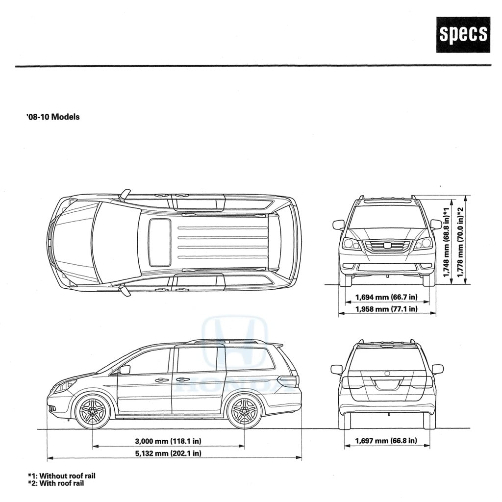 HONDA ODYSSEY RL (2007-2010) SERVICE WORKSHOP MANUAL - Image 5