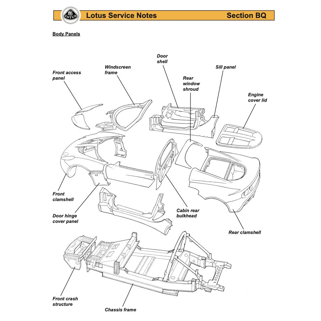 LOTUS ELISE S2 & EXIGE (2004-2011) SERVICE NOTES WORKSHOP MANUAL - Image 5