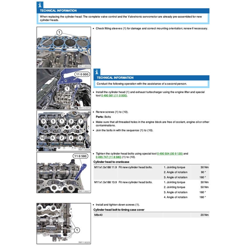BMW 5 SERIES G30 530e (2017-2022) SERVICE WORKSHOP MANUAL - Image 3