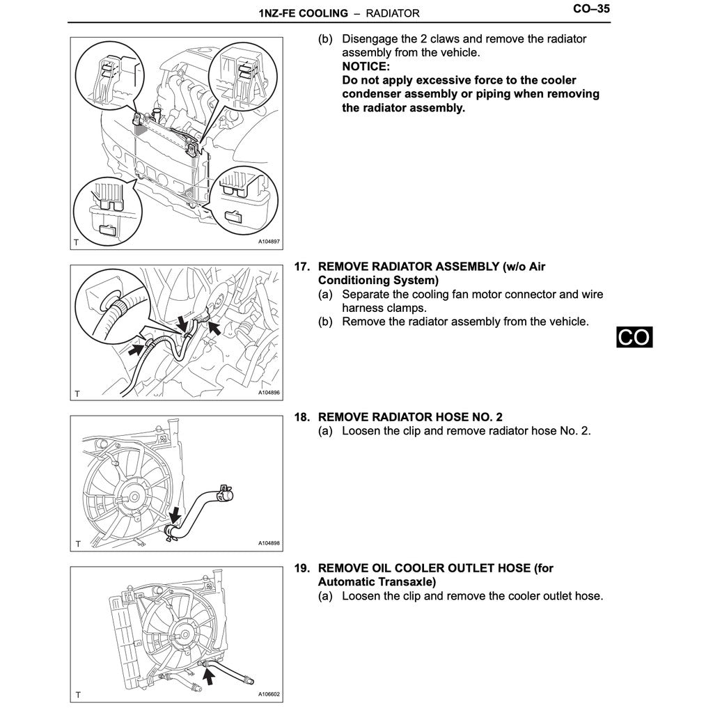 TOYOTA ENGINE 1NZ-FE 1NZFE 1.5L SERVICE REPAIR WORKSHOP MANUAL - VIOS YARIS COROLLA AURIS GEELY GREAT WALL C10 - Image 7