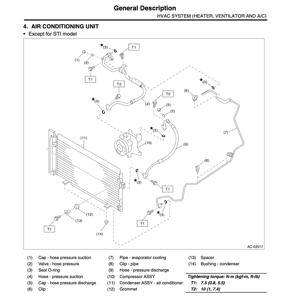 SUBARU WRX STI VA (2015-2021) SERVICE WORKSHOP MANUAL - Image 7