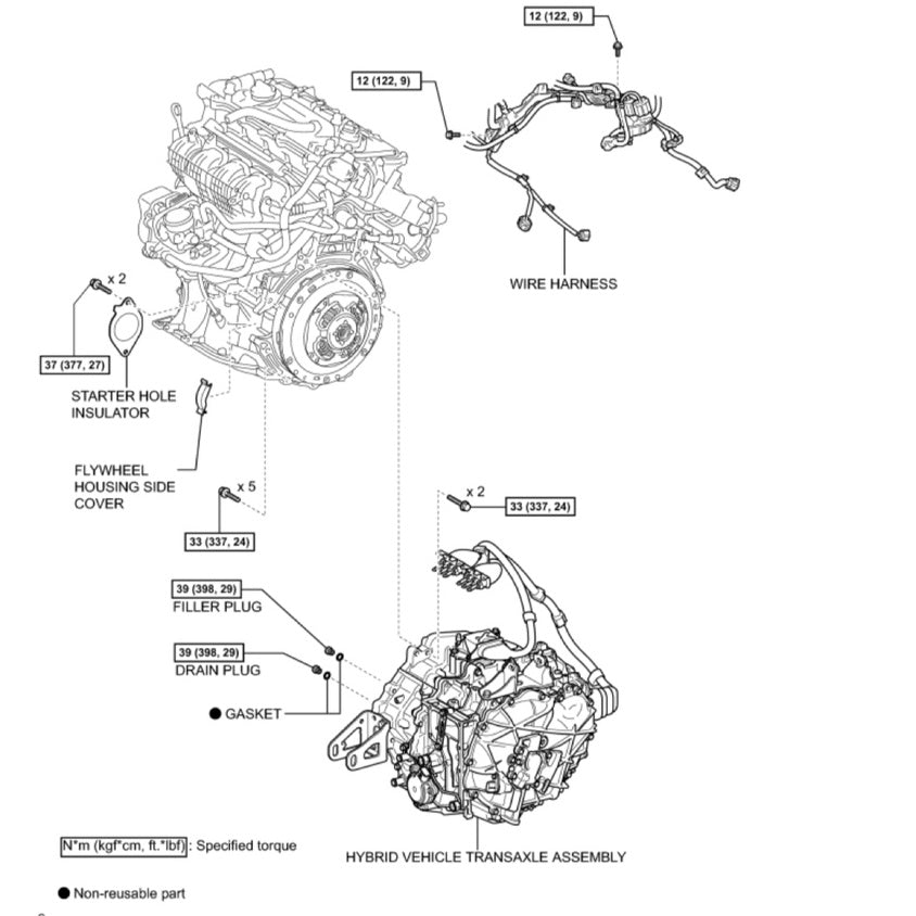 PRIUS TOYOTA PRIUS ZVW 30 (2009-2015) SERVICE WORKSHOP MANUAL - Image 7