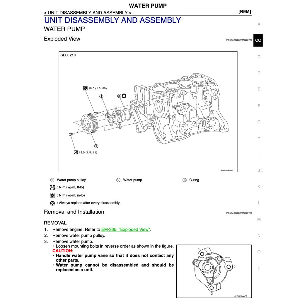 NISSAN X-TRAIL T32 (2013-2024) SERVICE WORKSHOP MANUAL - Image 10
