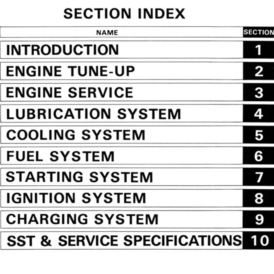 TOYOTA "K" SERIES ENGINE SERVICE REPAIR WORKSHOP MANUAL - Image 3