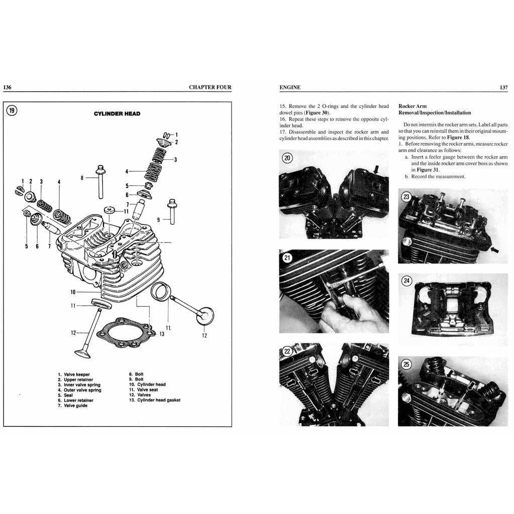 HARLEY DAVIDSON FXD DYNA GLIDE (1991-1998) SERVICE WORKSHOP MANUAL + PARTS CATALOGUE - CLYMER - Image 8