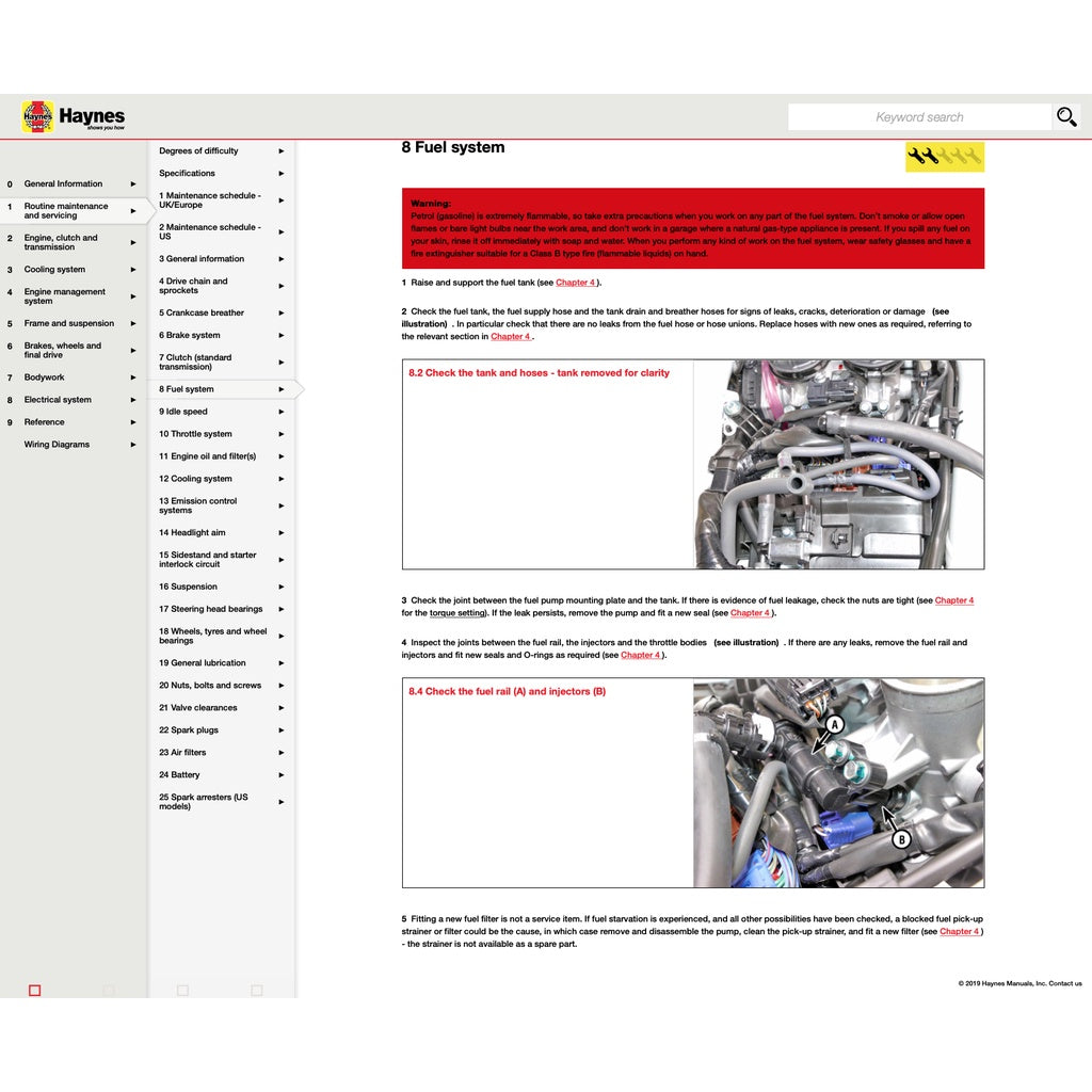 HONDA CRF1000 A/A2/D/D2 AFRICA TWIN (2016-2019) SERVICE WORKSHOP MANUAL - Image 4