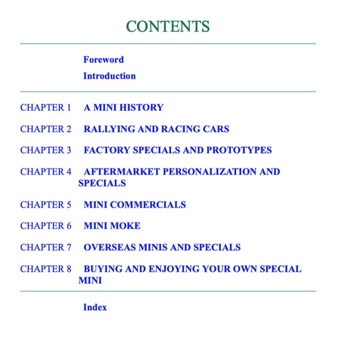 MINI CLASSIC SPECIALS & MOKE - Keith Mainland - Image 10