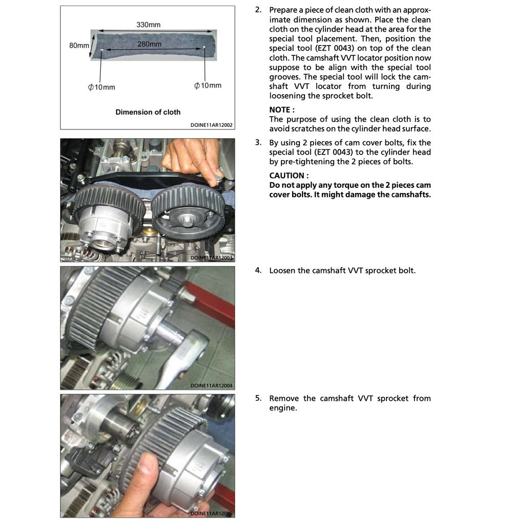 PROTON CAMPRO S4P-CFE (TURBO) ENGINE WORKSHOP MANUAL + WIRING & HARNESS DIAGRAMS - Image 9
