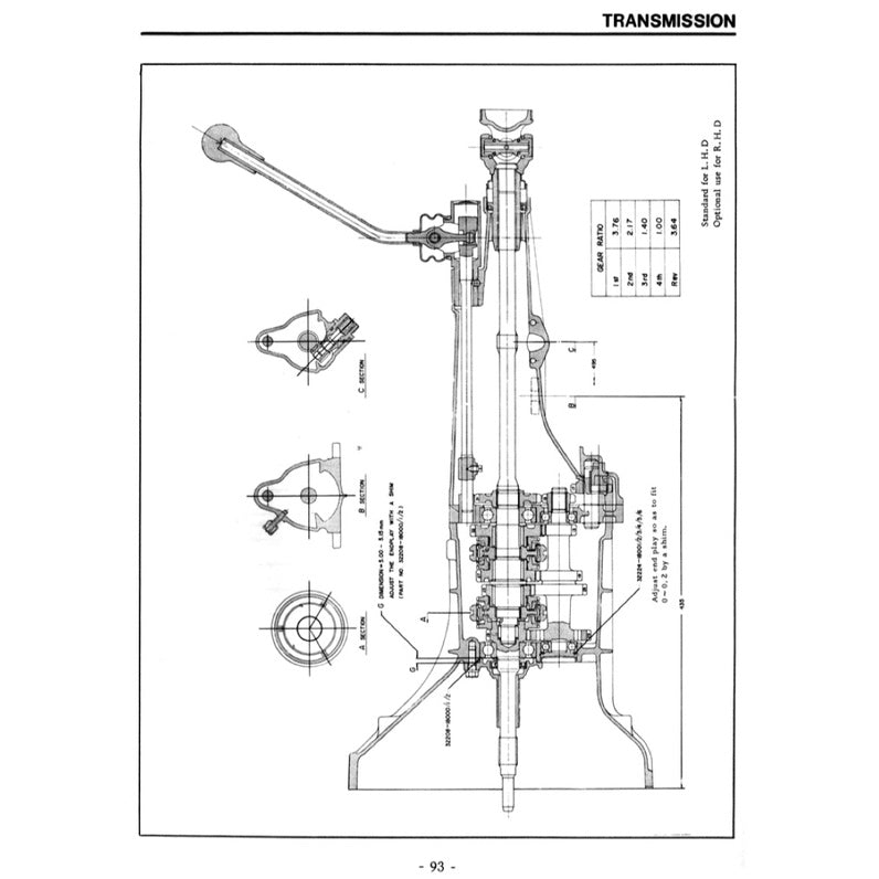 DATSUN 1000 B10 (1966-1969) SERVICE WORKSHOP MANUAL - Image 9