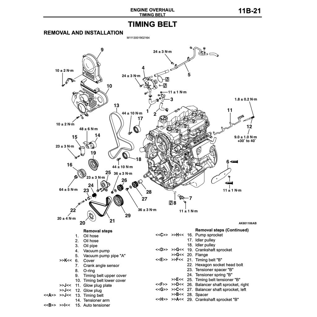 TRITON MITSUBISHI TRITON L200 KA/KB (2006-2015) SERVICE WORKSHOP MANUAL - Image 9