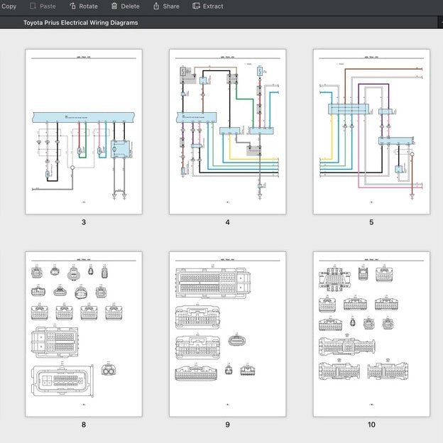 PRIUS TOYOTA PRIUS ZVW 30 (2009-2015) SERVICE WORKSHOP MANUAL - Image 8