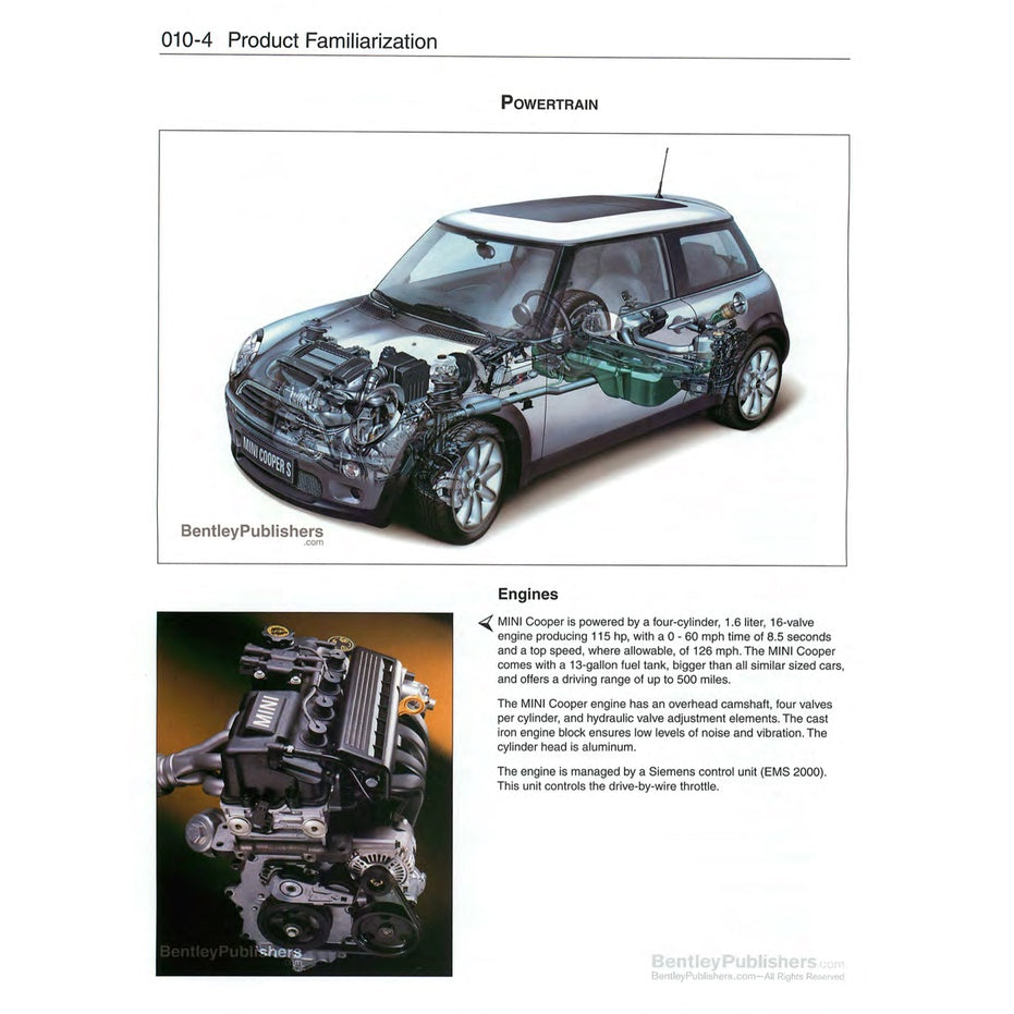 MINI COOPER S R50 R52 R53 JCW (2001-2006) WORKSHOP SERVICE REPAIR MANUAL - Image 4
