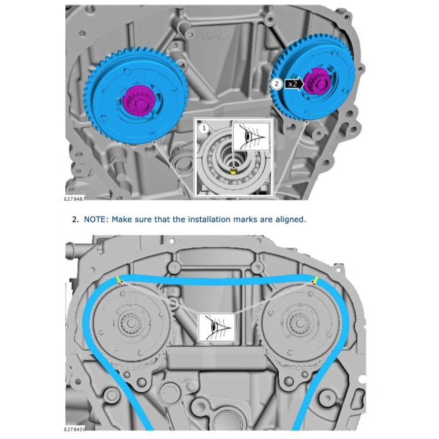 FORD 1.0L ECOBOOST ENGINE B3/B7 SERVICE WORKSHOP MANUAL - FORD FIESTA 2008-2021 / FORD FOCUS 2011-2021 - Image 10