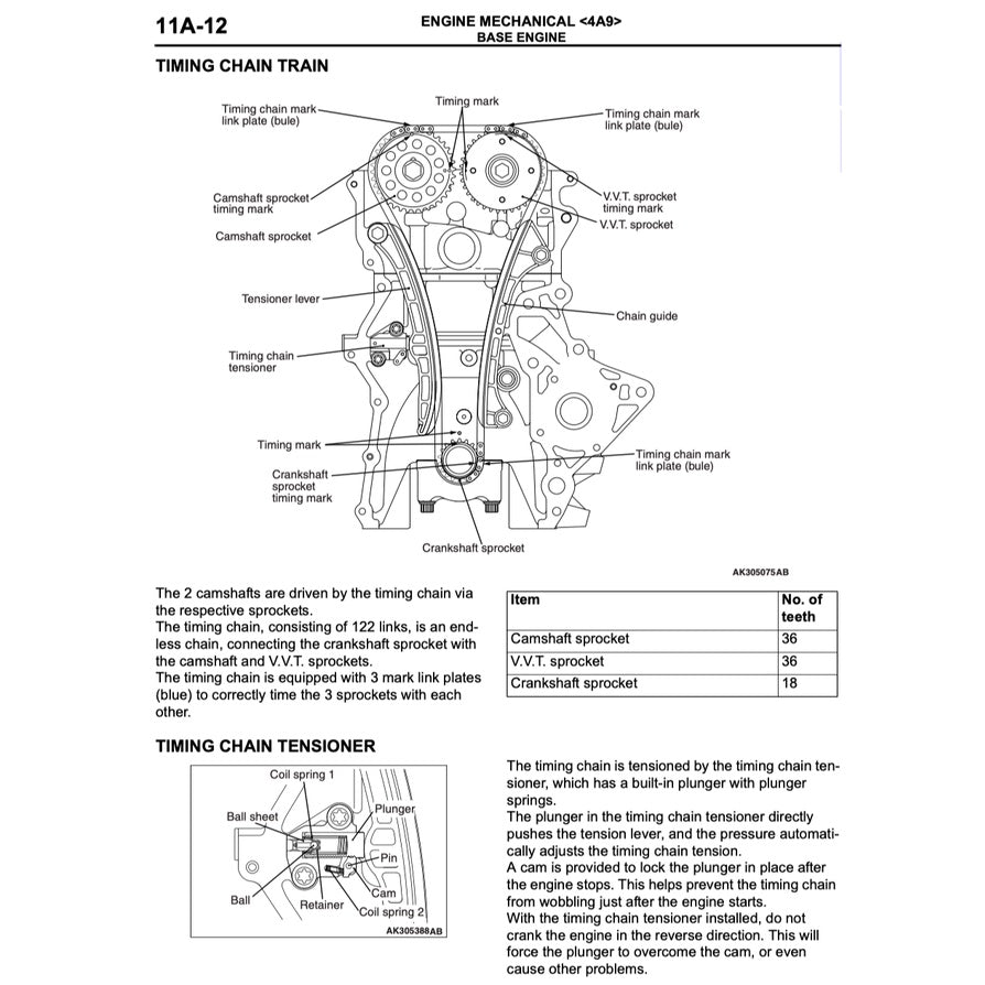MITSUBISHI COLT Z30 RalliArt (2005-2012) SERVICE WORKSHOP MANUAL - Image 6
