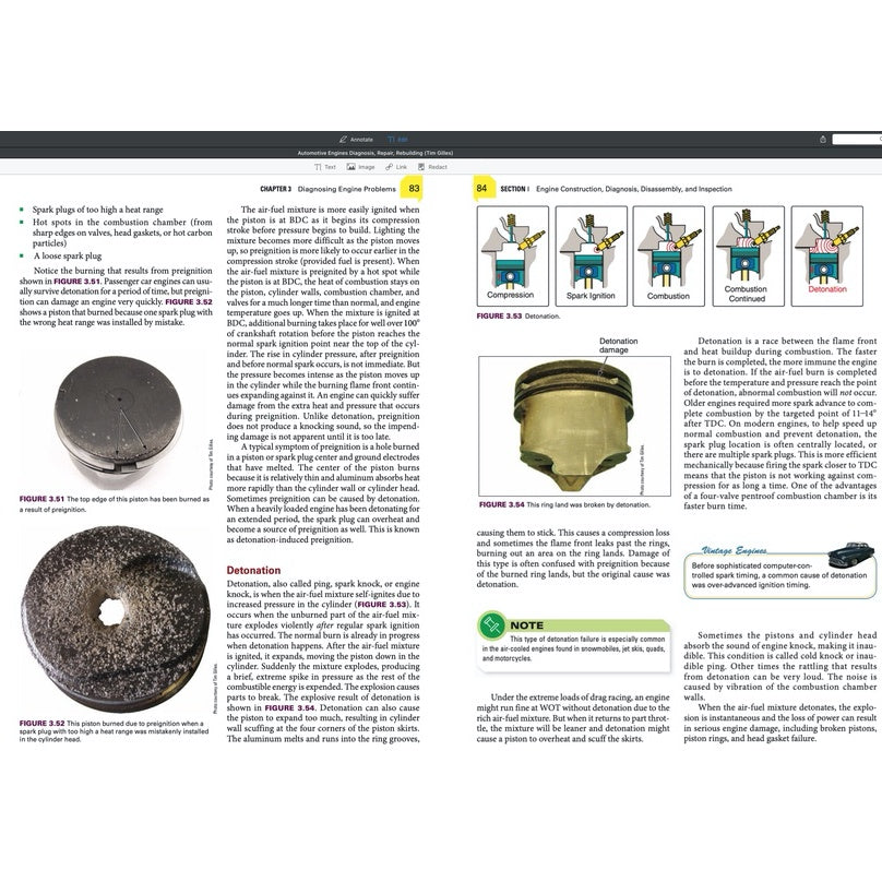 Automotive Engines: Diagnosis, Repair, Rebuilding - Tim Gilles (Ed. 2018) - Image 9