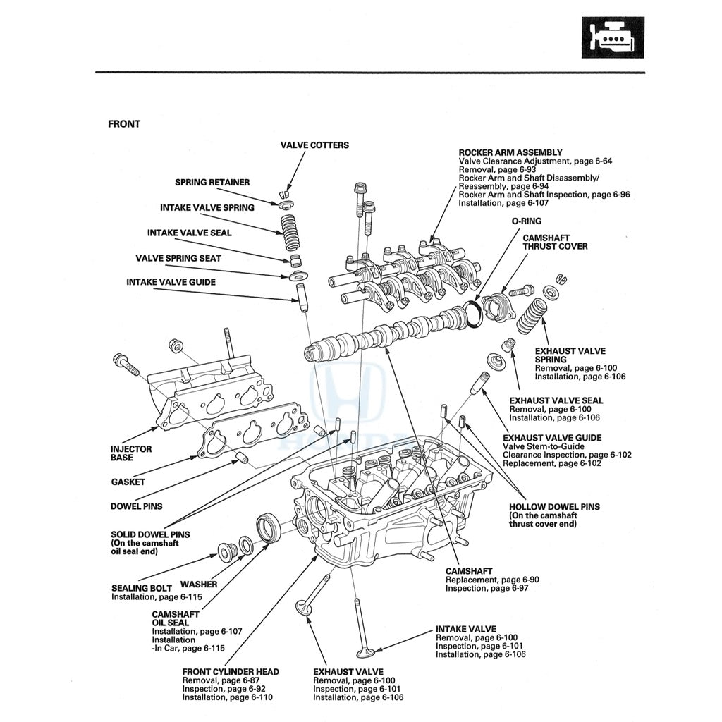 HONDA ODYSSEY RL (2007-2010) SERVICE WORKSHOP MANUAL - Image 6