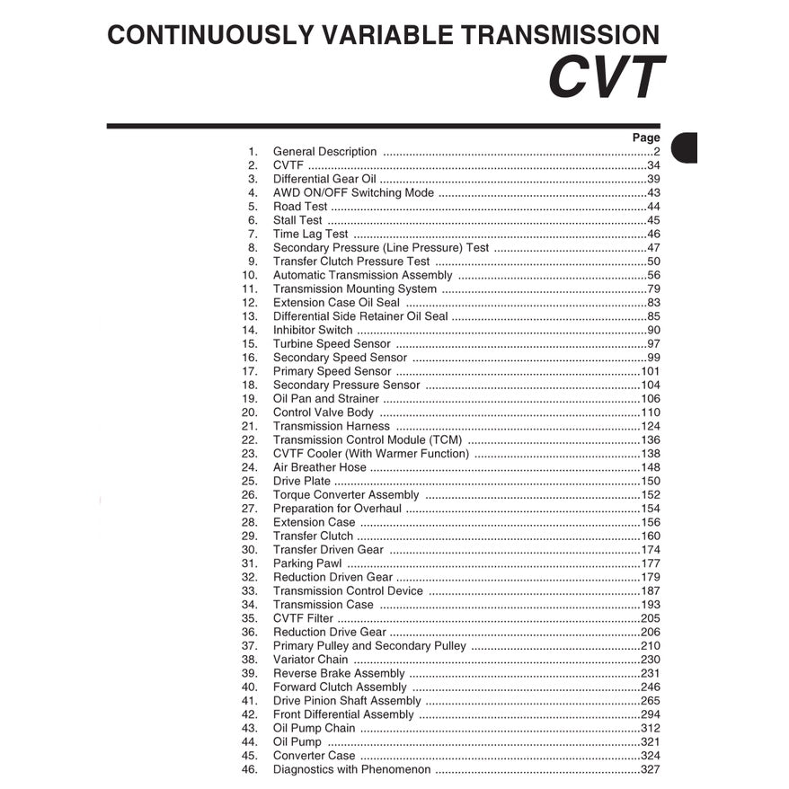 SUBARU XV / CROSSTREK GJ/GP (2012-2017) SERVICE WORKSHOP MANUAL - Image 6